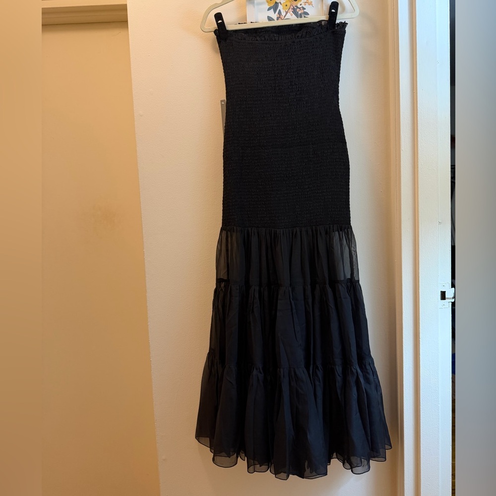 Bardot Black Sheer Trim Maxi Dress - Picture 9 of 11